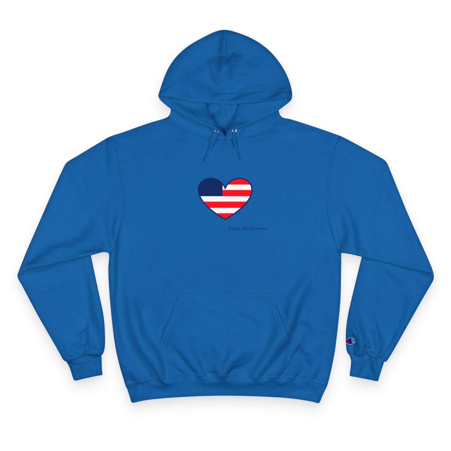 FDT Freedom Heart Hoodie - Champion - Dark Blue Accent
