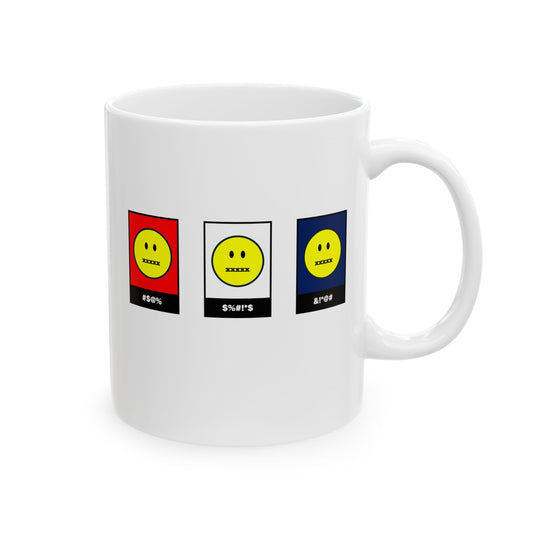 FDT Bleeped Emoji Free Speech Mug