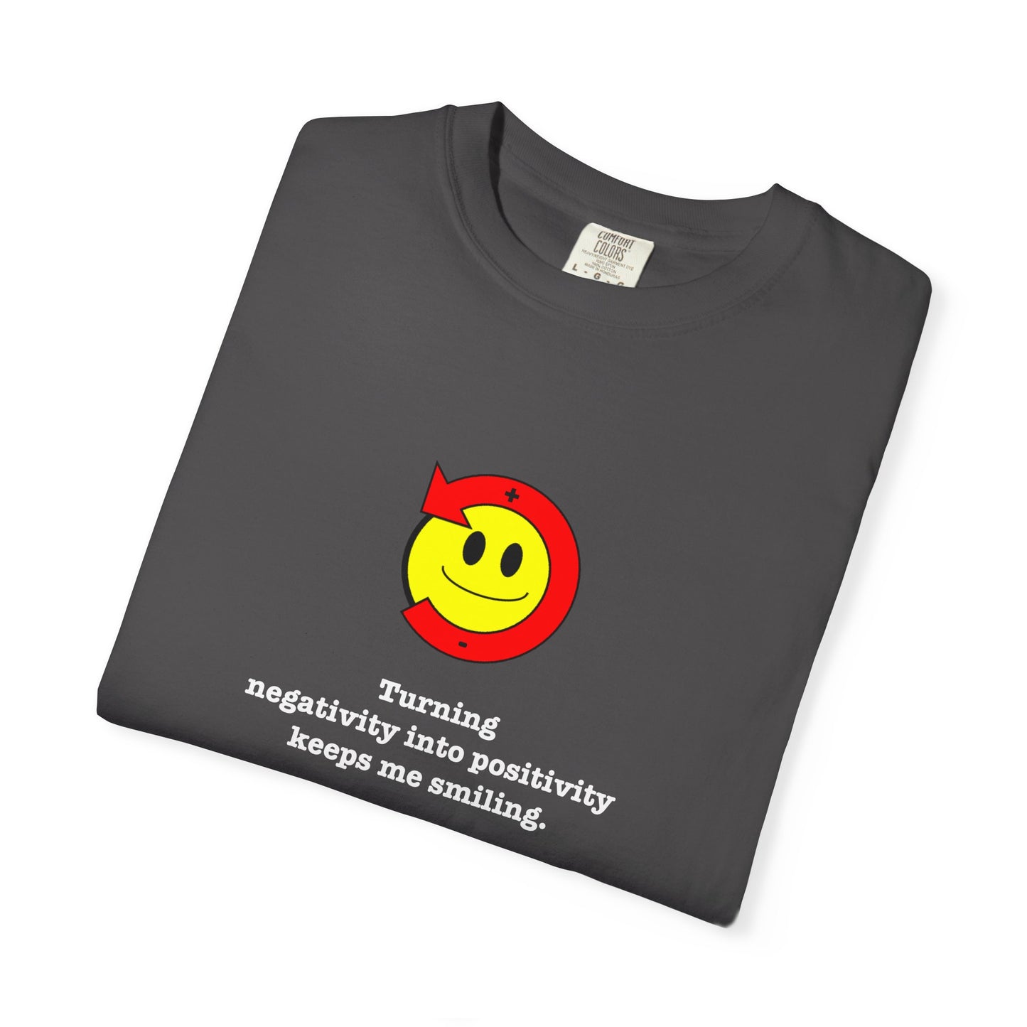 FDT Stay Positive Bag of Rocks T-Shirt - Comfort Colors, Short-Sleeve, White Text