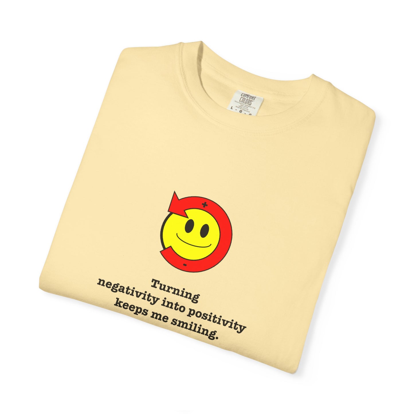 FDT Stay Positive Voter Hope T-Shirt - Comfort Colors, Short-Sleeve, Black Text