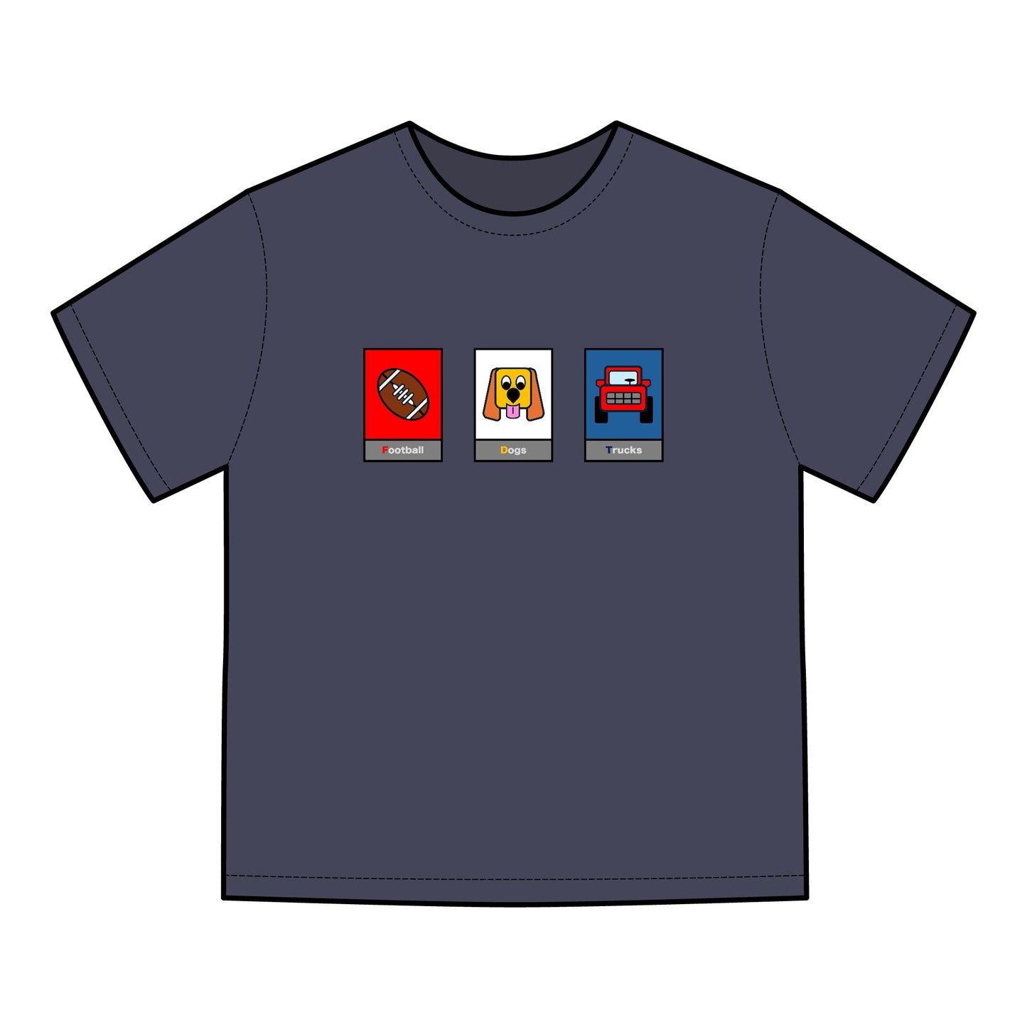 FDT Signature Collection - America T-Shirt - Hanes Comfort Wash, Short-Sleeve