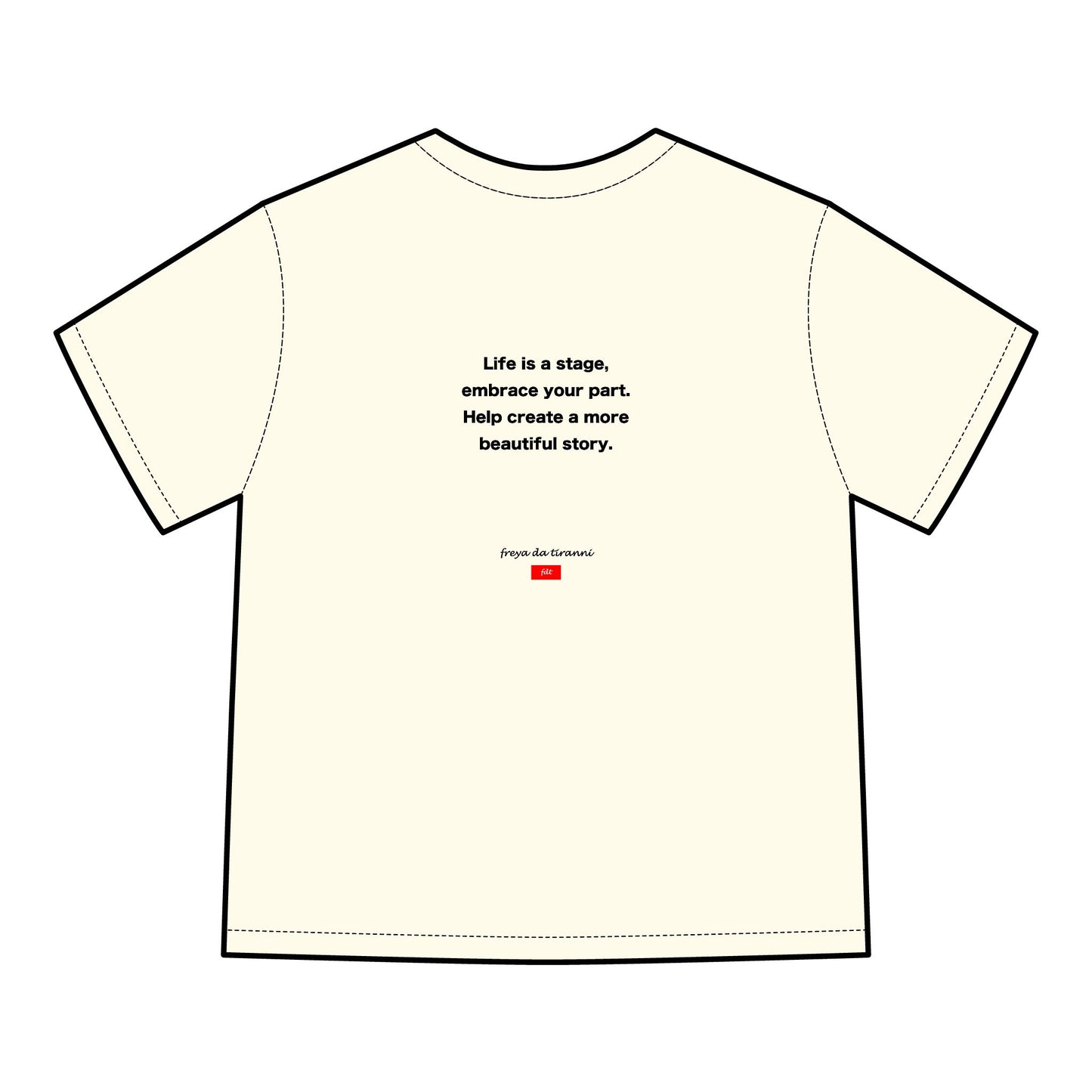 FDT Signature Collection - Fine Arts T-Shirt - Pink & Purple Design - Hanes Comfort Wash, Short-Sleeve, Black Text