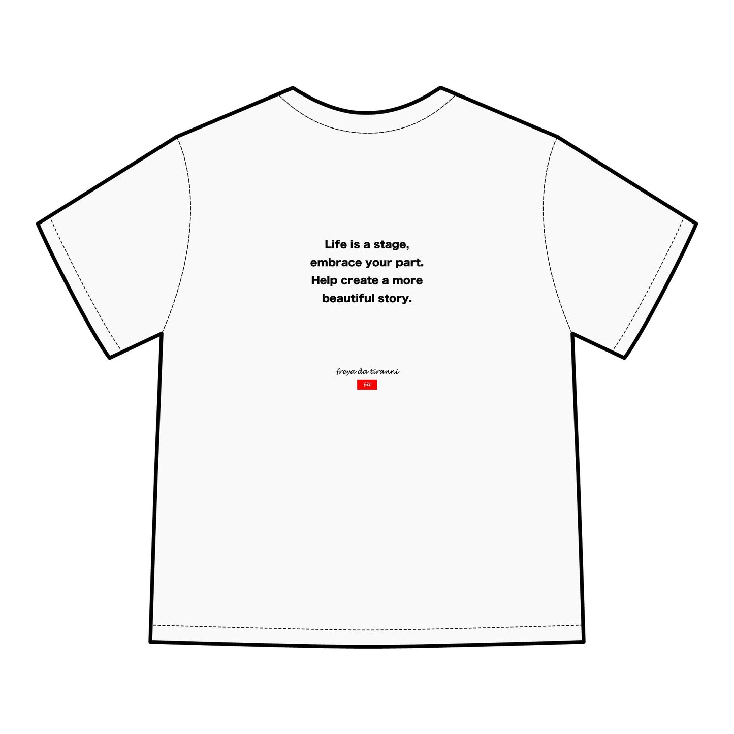 FDT Signature Collection - Fine Arts T-Shirt - Pink & Purple Design - Hanes Comfort Wash, Short-Sleeve, Black Text