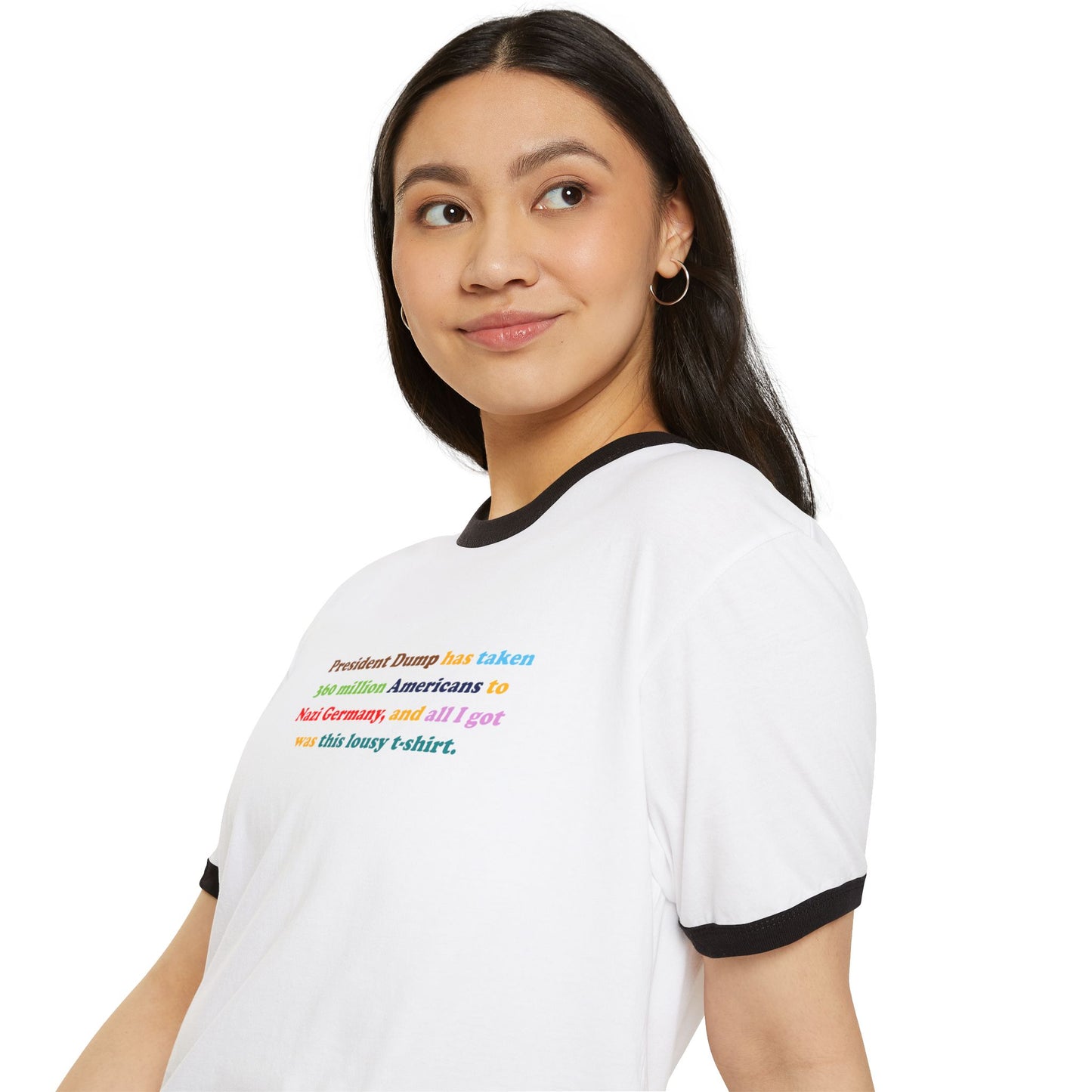 FDT President Dump Nazi Germany Ringer T-Shirt
