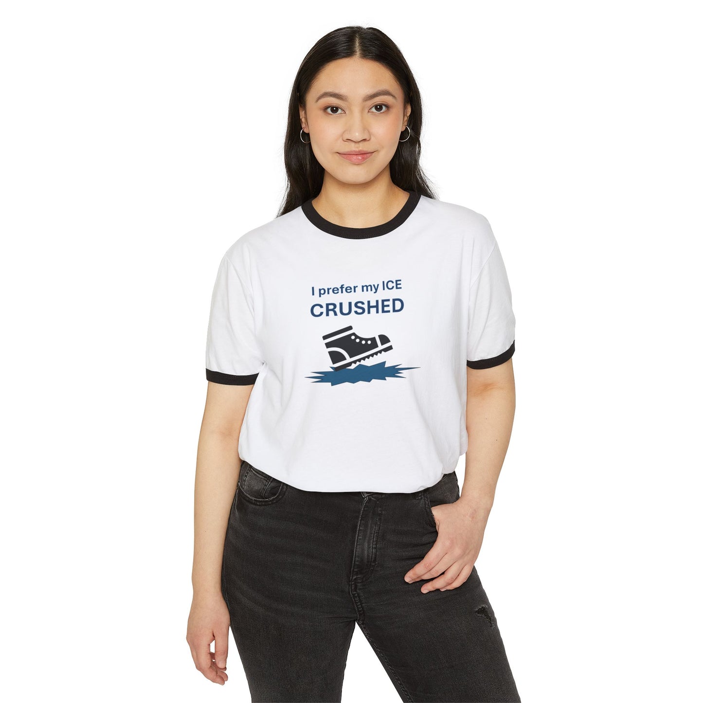 FDT “I Prefer My Ice Crushed” Ringer T-Shirt