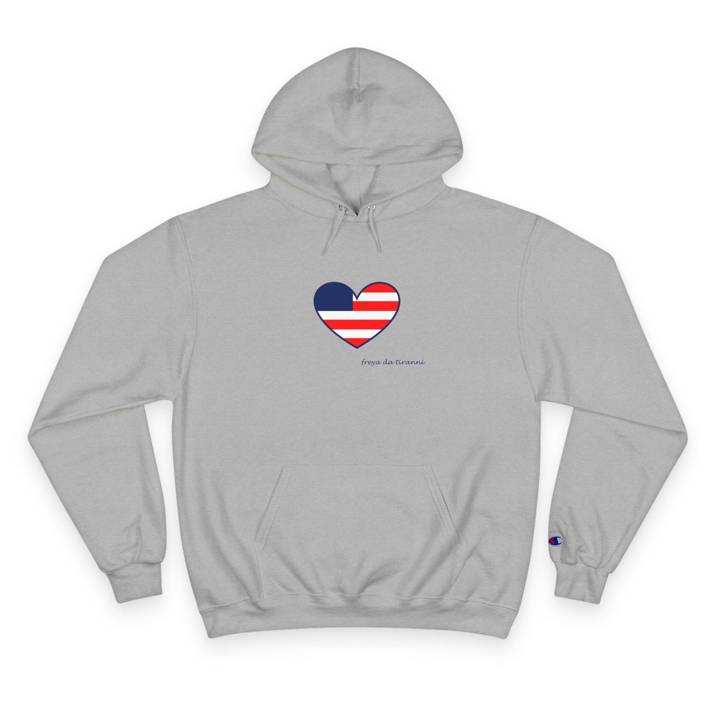 FDT Freedom Heart Hoodie - Champion - Dark Blue Accent
