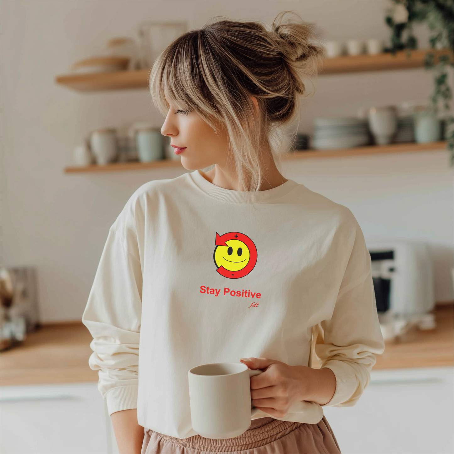 Stay Positive Poz Long Sleeve Tee