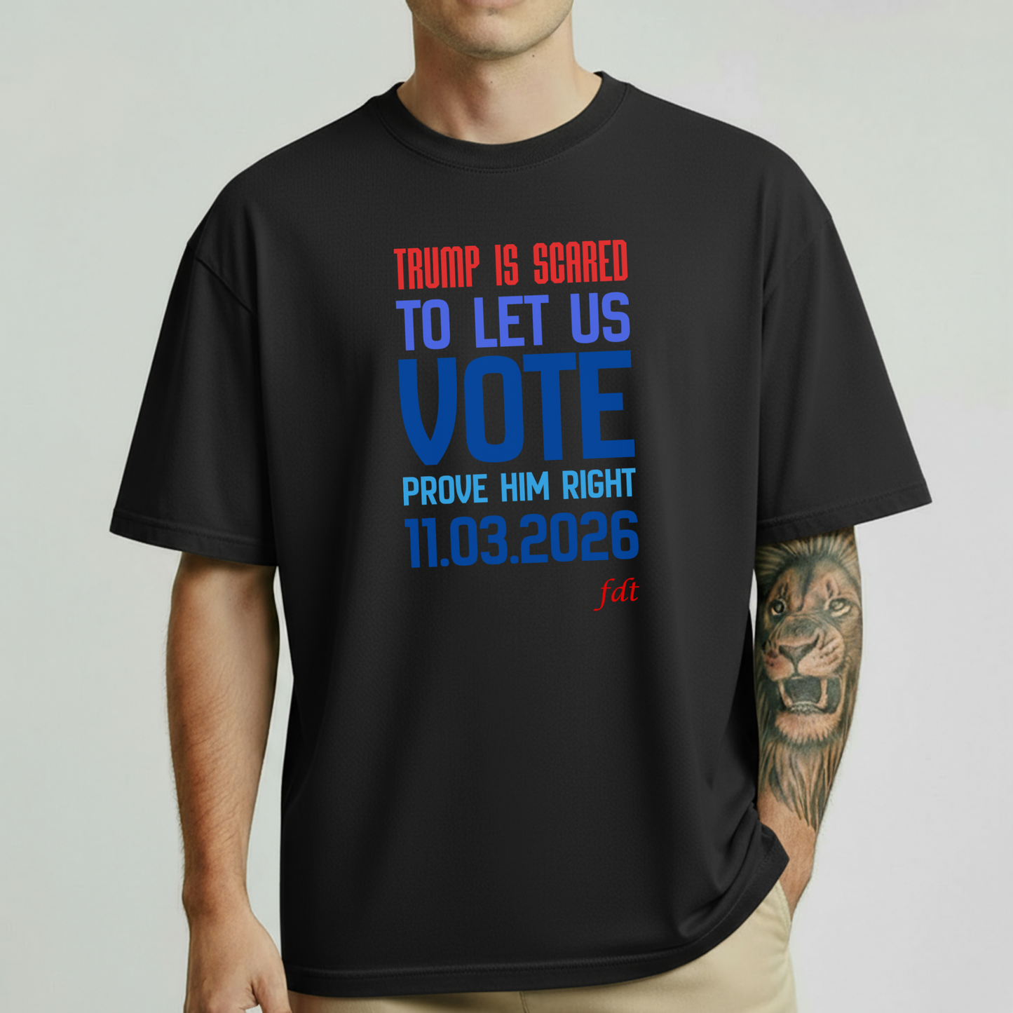 Get Out the Vote Trump Is Scared T-Shirt