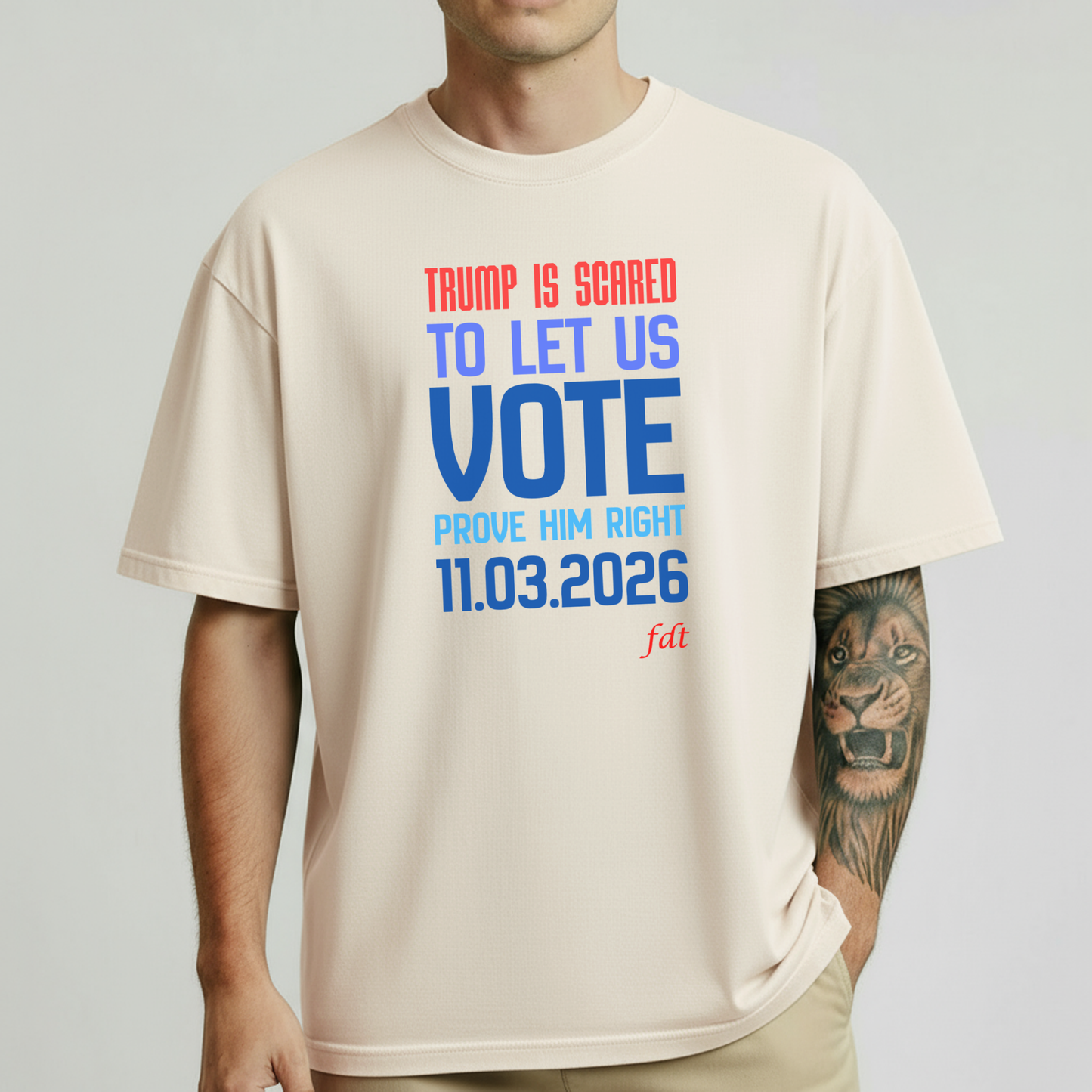 Get Out the Vote Trump Is Scared T-Shirt