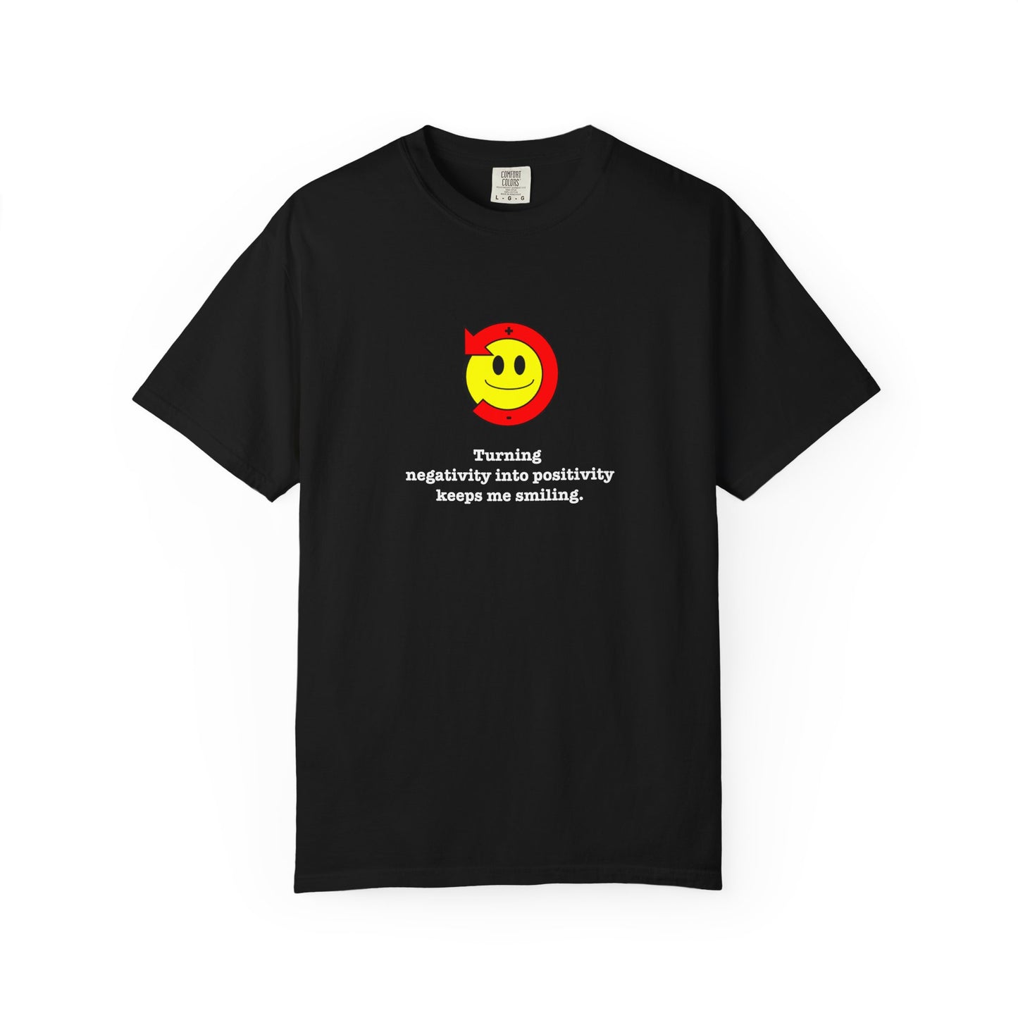 FDT Stay Positive Bag of Rocks T-Shirt - Comfort Colors, Short-Sleeve, White Text