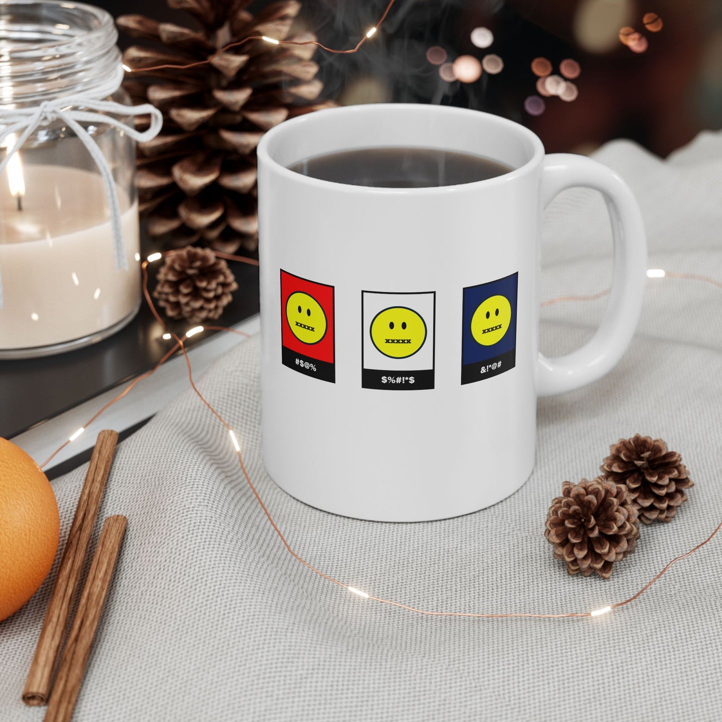 FDT Bleeped Emoji Free Speech Mug