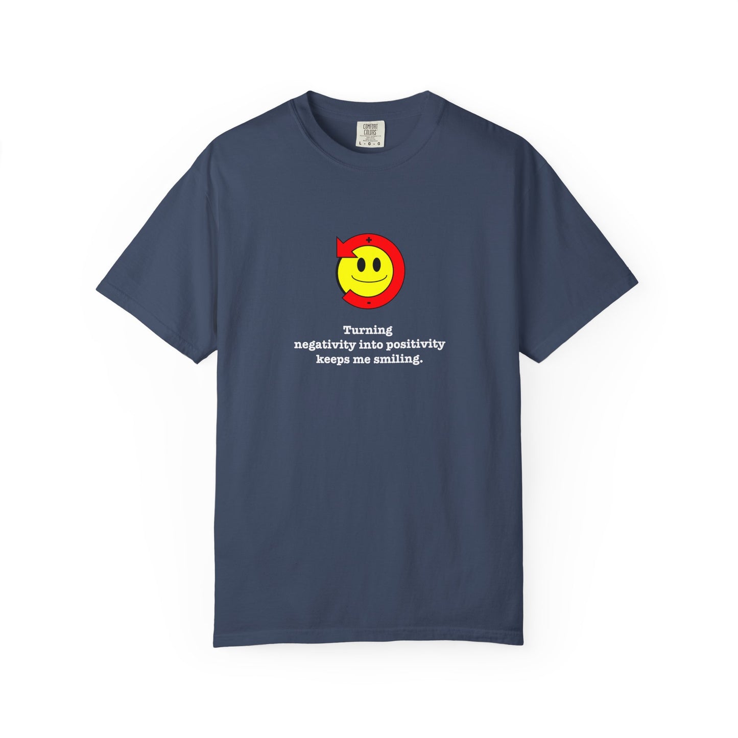 FDT Stay Positive Bag of Rocks T-Shirt - Comfort Colors, Short-Sleeve, White Text