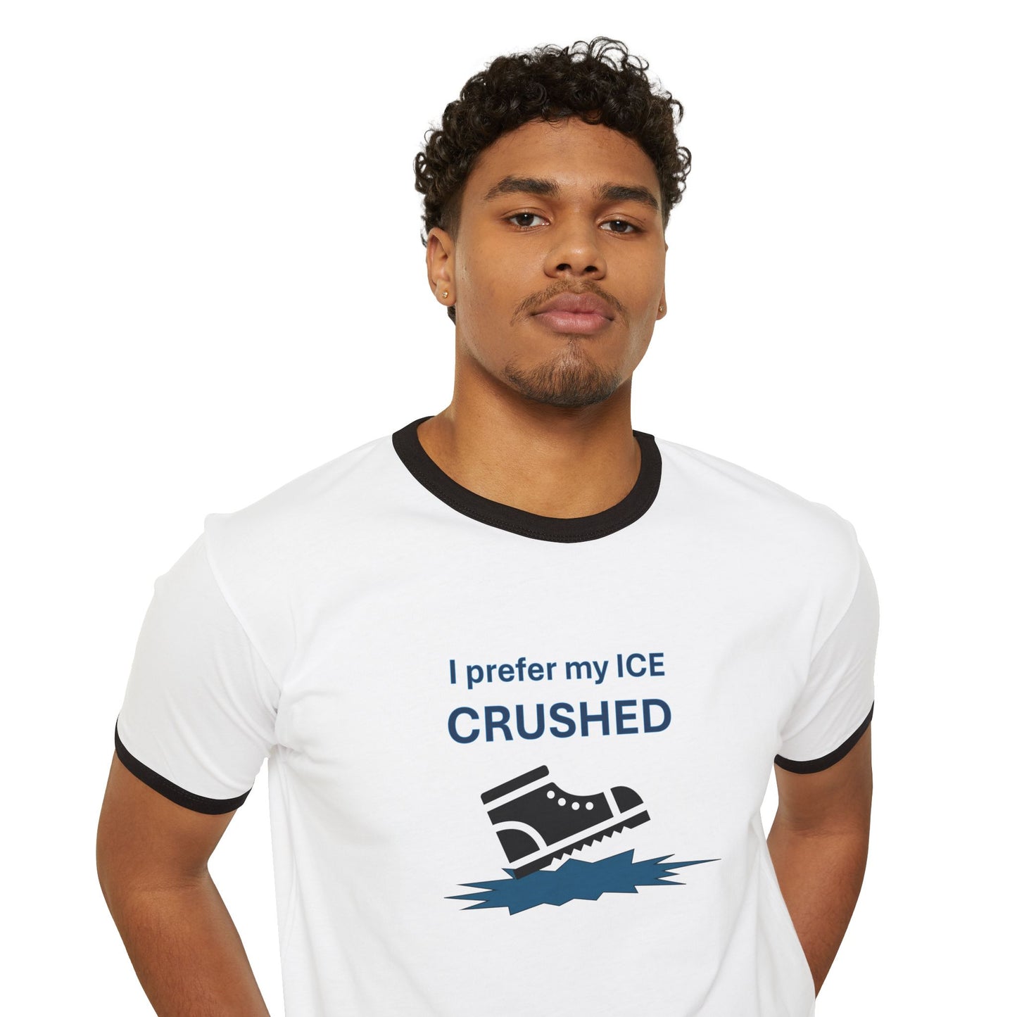 FDT “I Prefer My Ice Crushed” Ringer T-Shirt
