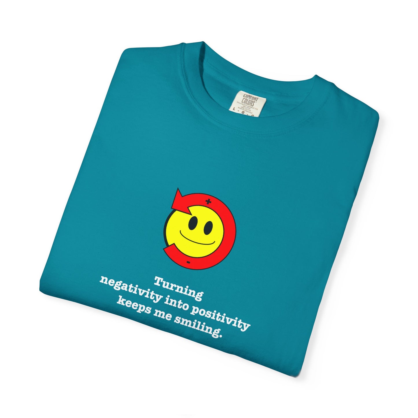 FDT Stay Positive Bag of Rocks T-Shirt - Comfort Colors, Short-Sleeve, White Text
