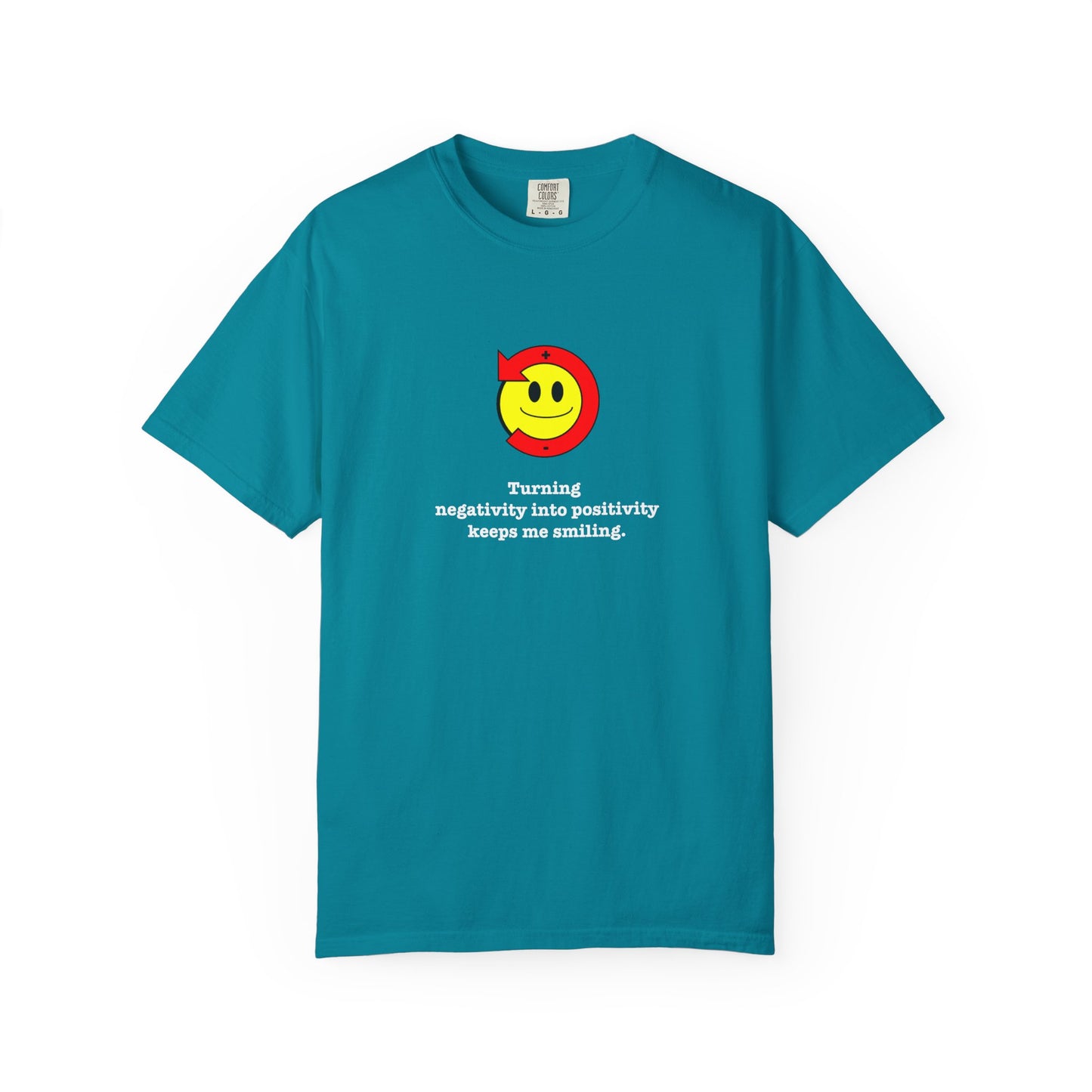FDT Stay Positive Bag of Rocks T-Shirt - Comfort Colors, Short-Sleeve, White Text