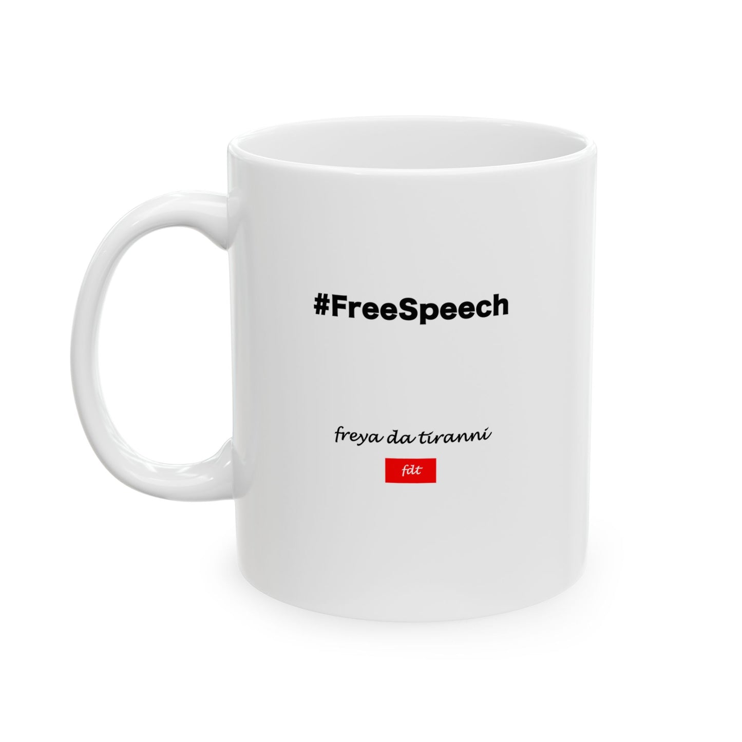 FDT Bleeped Emoji Free Speech Mug